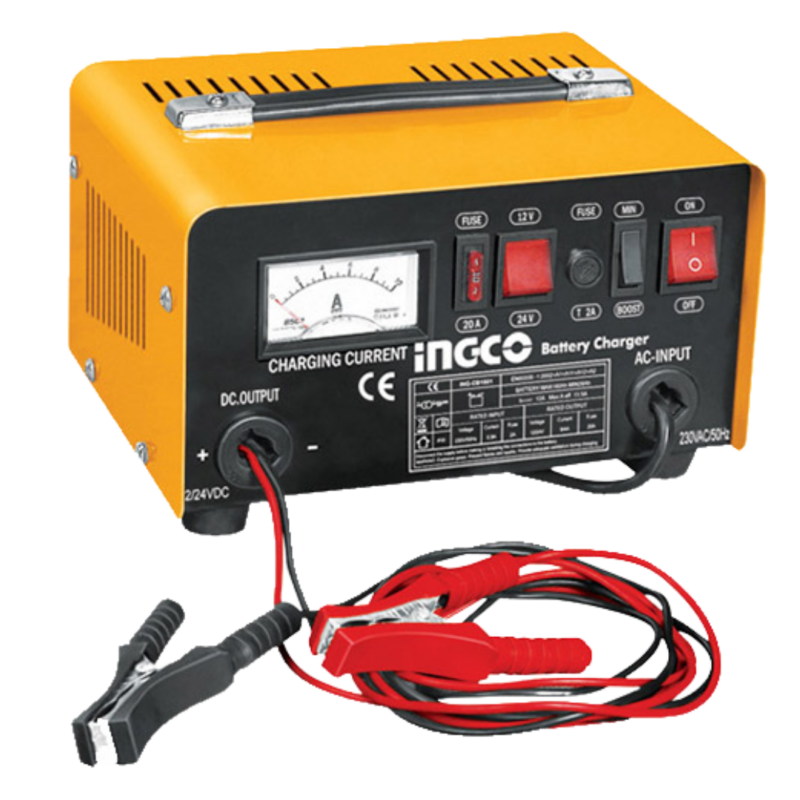 Chargeur de batterie de voiture 12A ingco