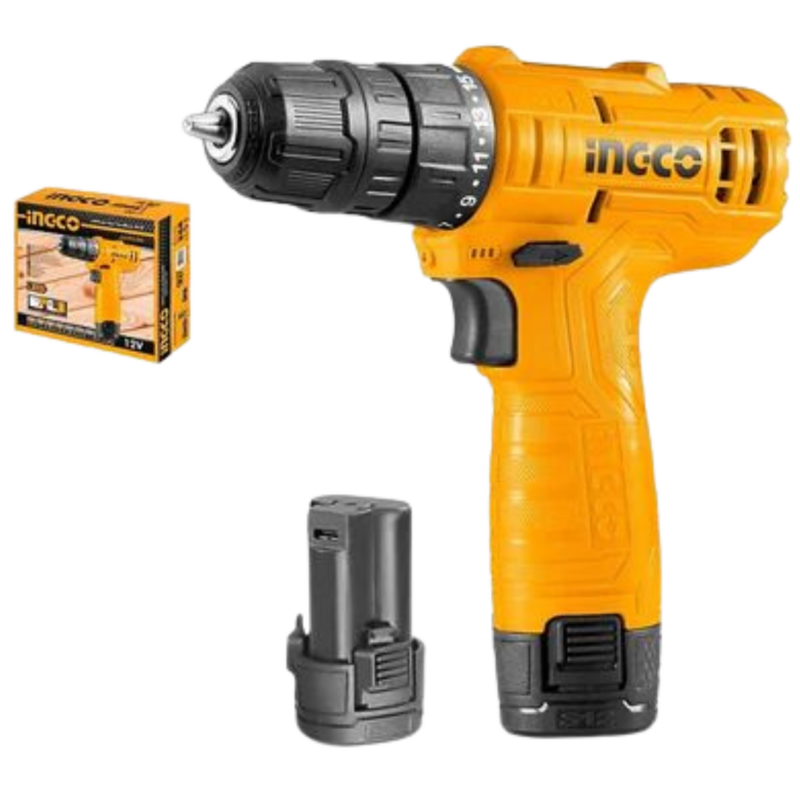 Perceuse visseuse 12V 20Nm ingco