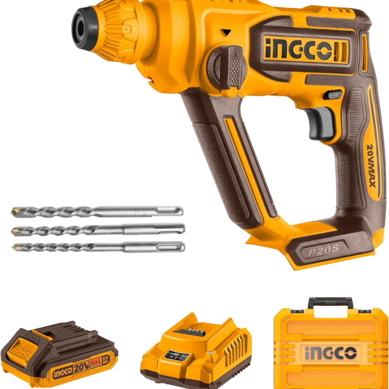 Marteau perforateur 20V 2A SDS plus ingco