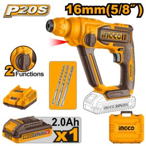 Marteau perforateur 20V 2A SDS plus ingco