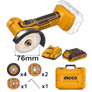 Disqueuse 20V en valise ingco