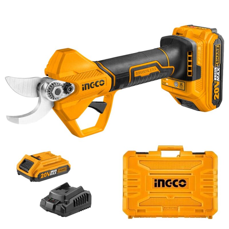 Secateur 20v 30mm ingco