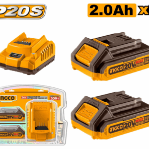 Kit Batterie Et Chargeur 20v 2a ingco