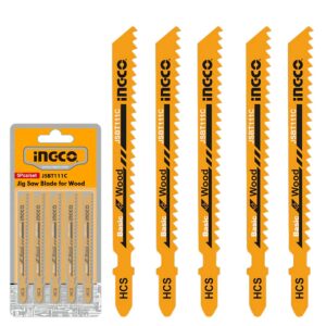 Lames pour scie sauteuse 5pcs ingco