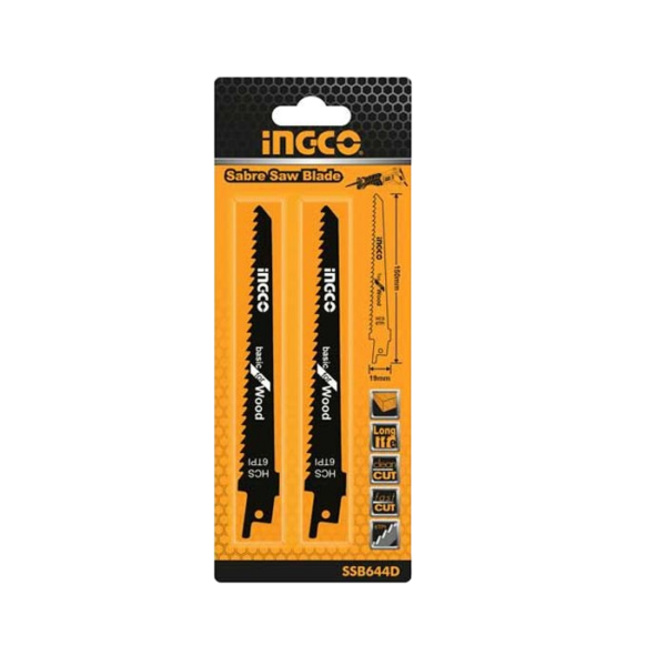 Lames Scie Sabre pour Bois ingco