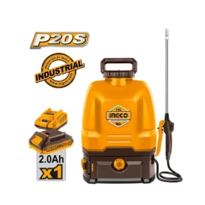 Pulvérisateur à dos sans fil 16L 20V Ingco