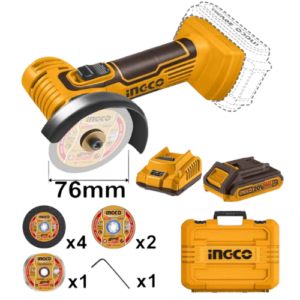 Disqueuse 20V en valise ingco