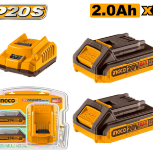Kit Batterie Et Chargeur 20v 2a ingco