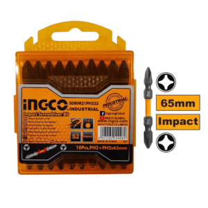 Embouts noir 10pcs 65mm ingco