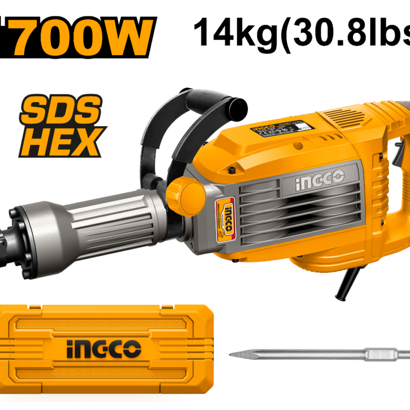 marteau piqueur 1700w sds max 14KG ingco