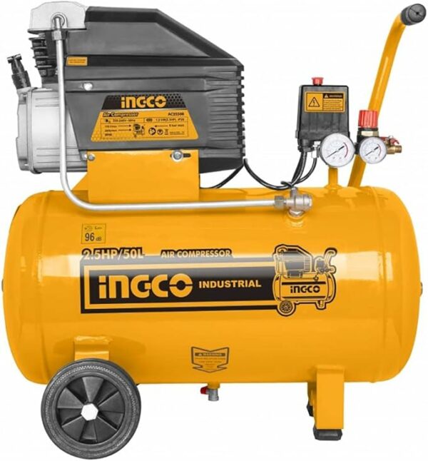 Compresseur d'air Ingco AC255081E 50 litres 1.1 Kw