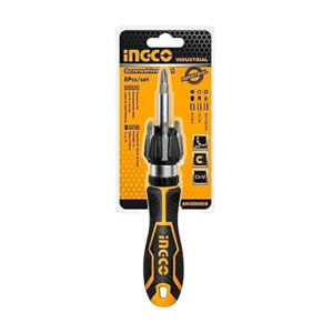 Jeu de Tournevis à Cliquet 8pcs ingco