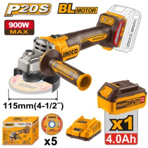 Meuleuse d'angle brushless 4ah + Variateur de vitesse