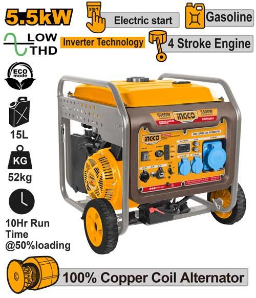 Groupe electrogene 5.5kva inverter ingco
