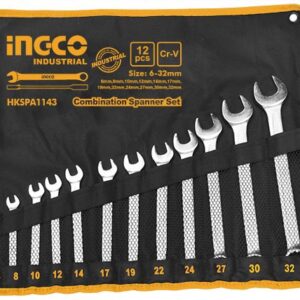 Jeu de 12 clés mixtes ingco