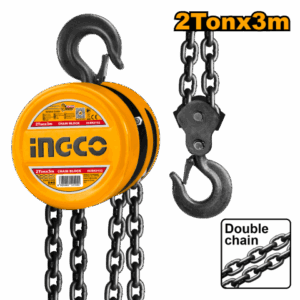Palan à chaîne ingco 2 tonnes 3 mt hcbk0102
