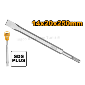 Burin SDS Plus Plat14X250X20mm INGCO