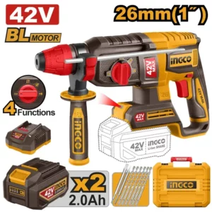 Marteau piqueur/perforateur 42V Ingco 26mm