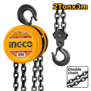 Palan à chaîne ingco 2 tonnes 3 mt hcbk0102