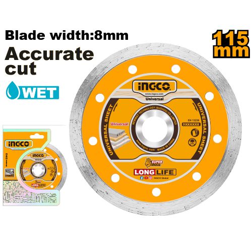 Disque diamanté lisse 4-1/2X22.2Mm INGCO