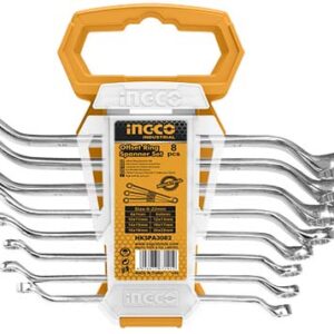 Jeu de 8 clés polygonale INGCO