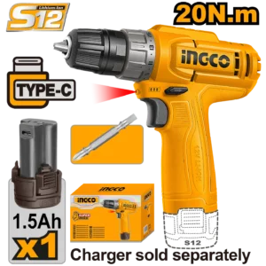 Perceuse visseuse 12V ingco 20Nm