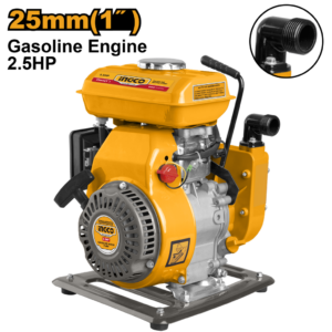 Moto pompe 2.5HP essence 25mm 1″ INGCO
