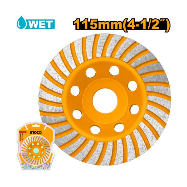 Disque boisseau Diamond segmenté 115mm INGCO