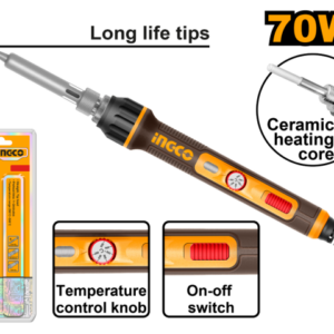 Fer a souder 70w à température contrôlée INGCO