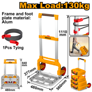 Chariot pliant 130 KG INGCO