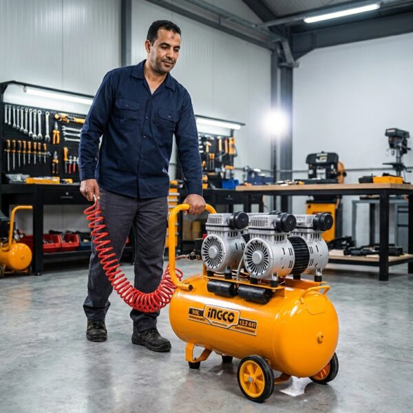 Compresseur d'air Ingco AC255081E 50 litres 1.1 Kw