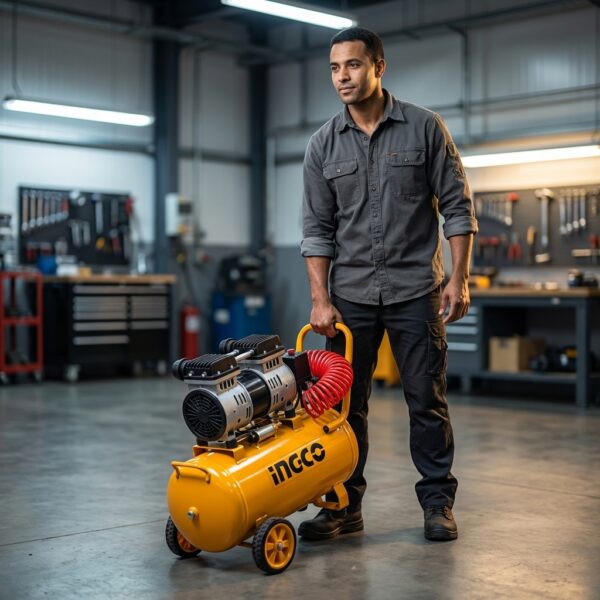 Compresseur d'air Ingco AC255081E 50 litres 1.1 Kw