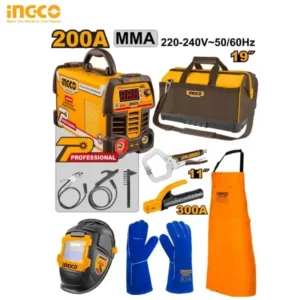 Kit de soudage 200A avec 7 PIÈCES INGCO