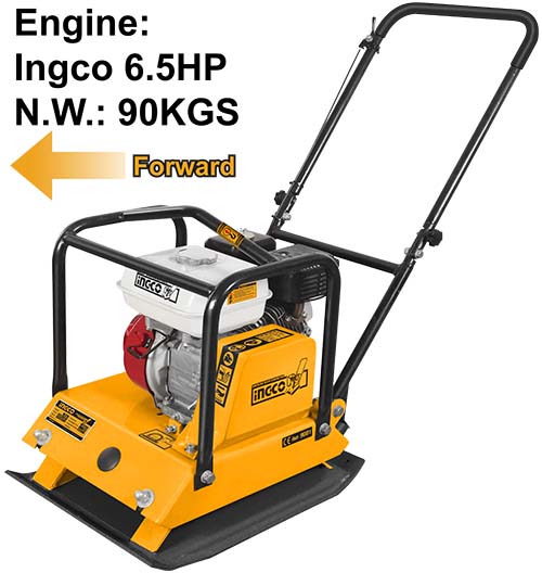 Compacteur à Plaque (Dama) à Essence 6.5HP 90kg INGCO