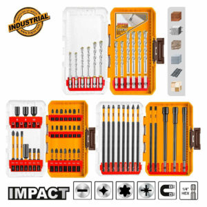 Coffret d'accessoires 3 boîtes 142 pièces INGCO