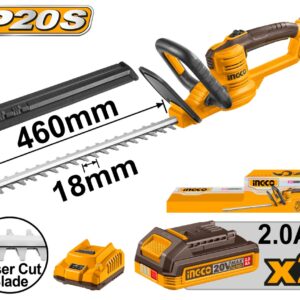Taille-haie 460mm sans fil 20V INGCO